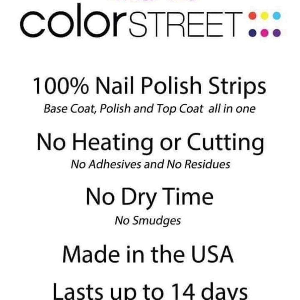 Color Street 100% Nail Polish Strips Night Terror Holographic Glitter RARE - Picture 7 of 7